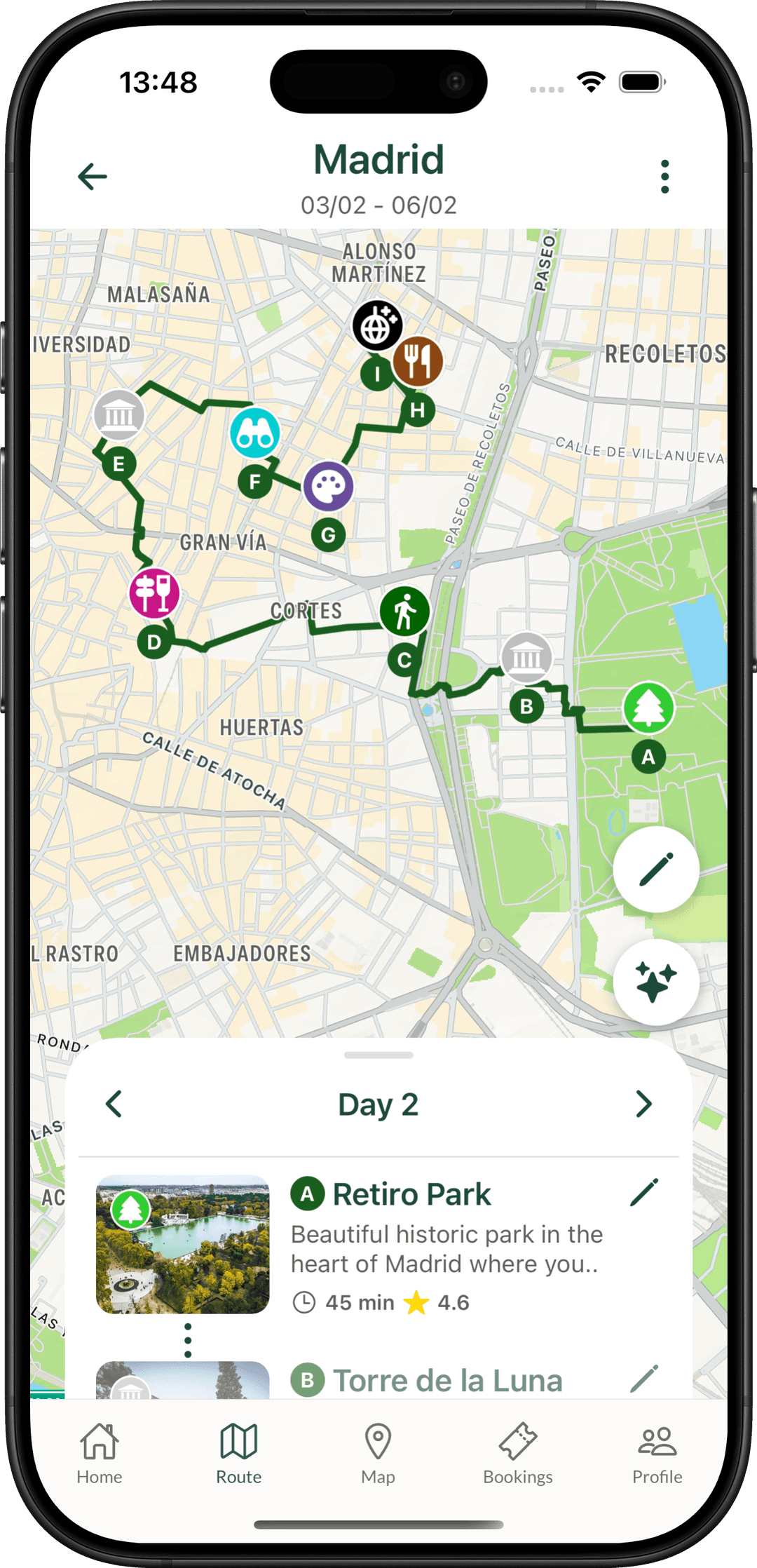 Tailored Itineraries